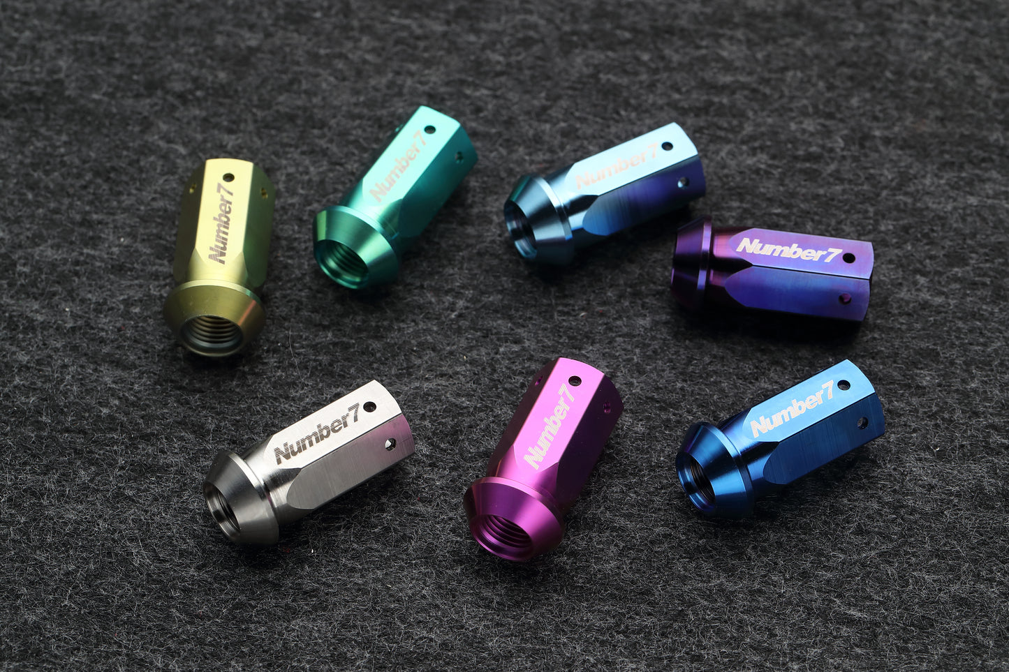 64 Titanium GR5 Racing Nut M12 P1.25 P1.5 64チタンGR5レーシングナットP1.25/P1.5