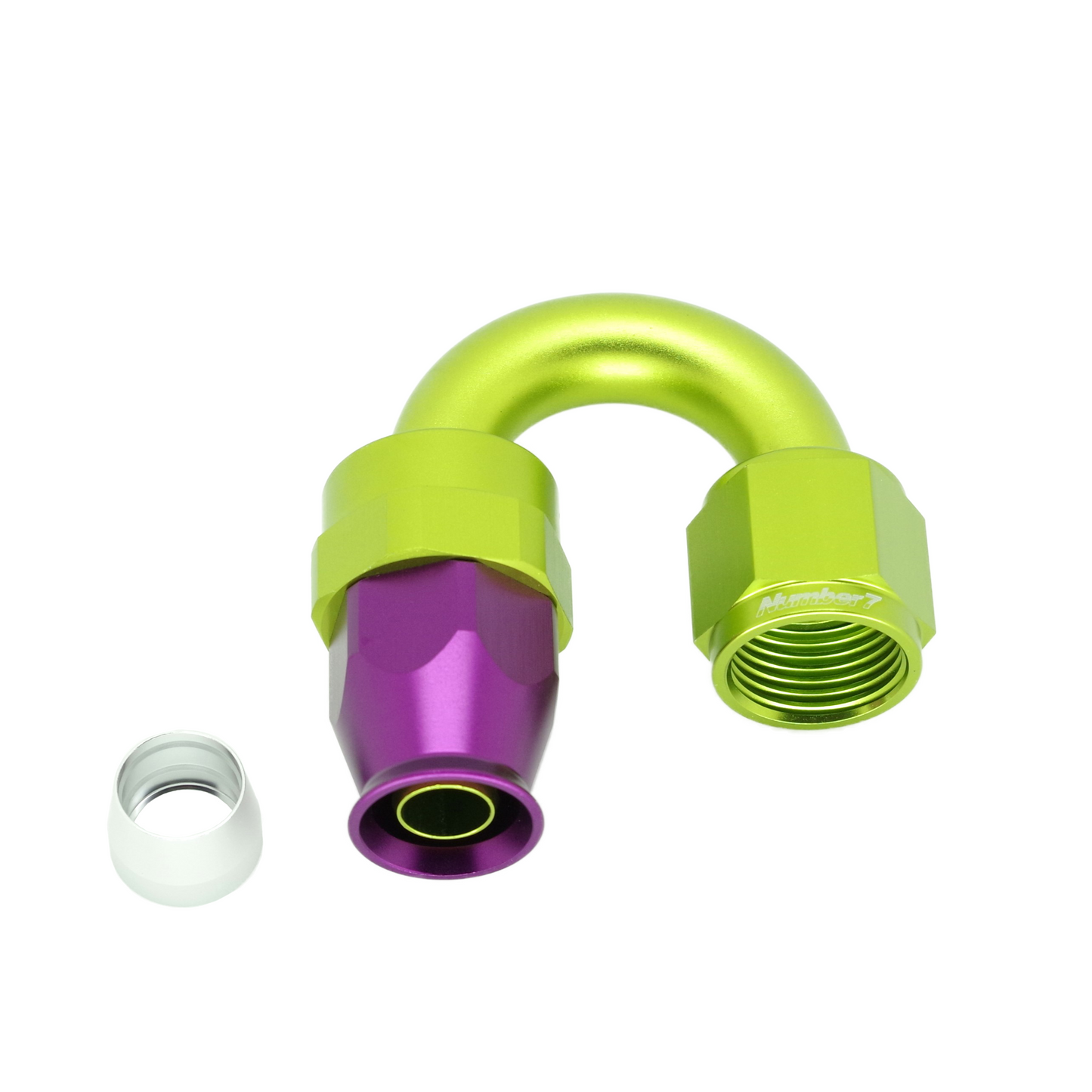 180° PTFE SWIVEL HOSE ENDS 180°PTFE ホースエンド (回転式)