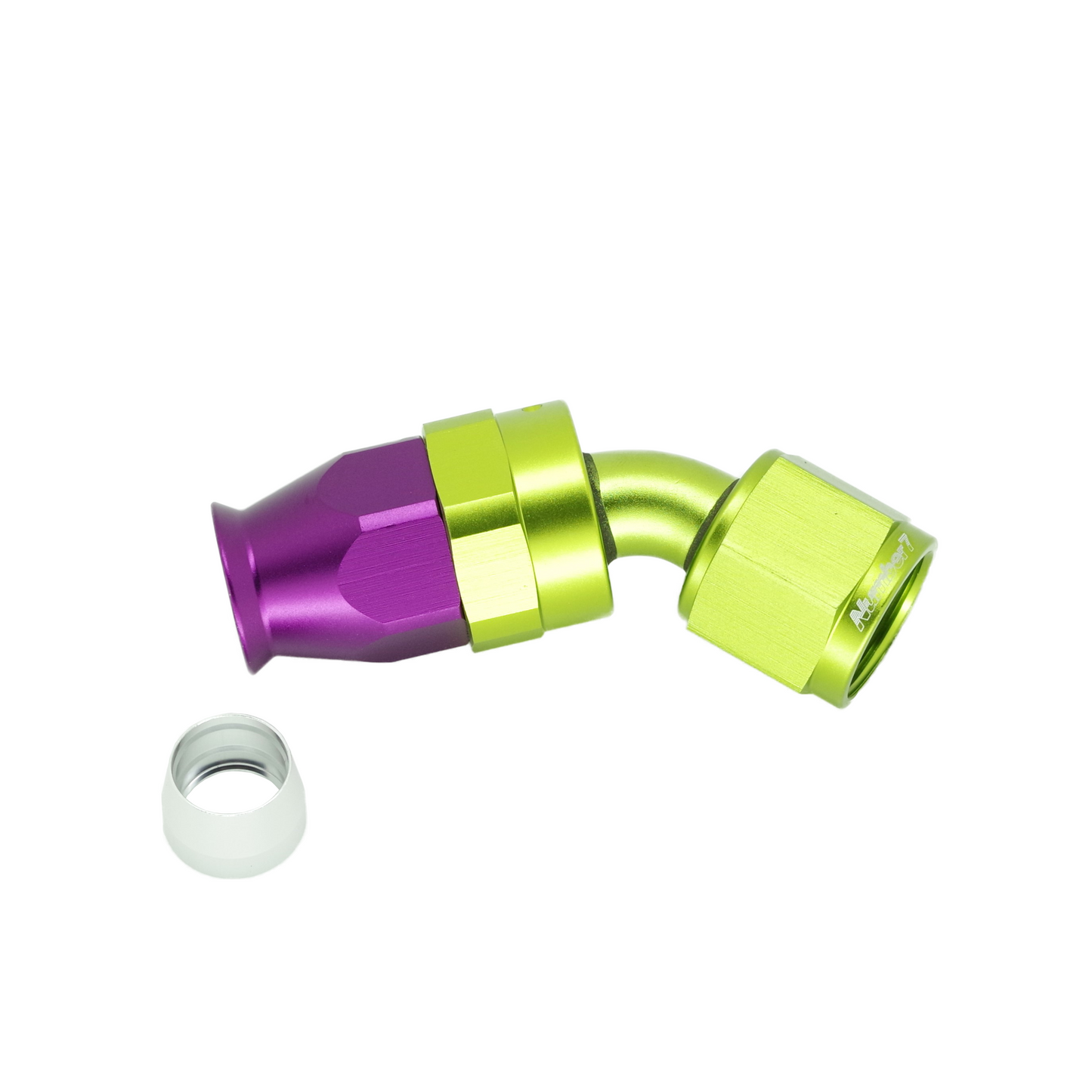 45° PTFE SWIVEL HOSE ENDS 45°PTFE ホースエンド (回転式)
