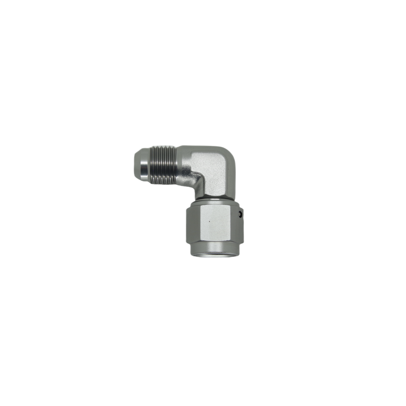 90° FEMALE/MALE FLARE SWIVEL 90°メス/オス フレア アダプター
