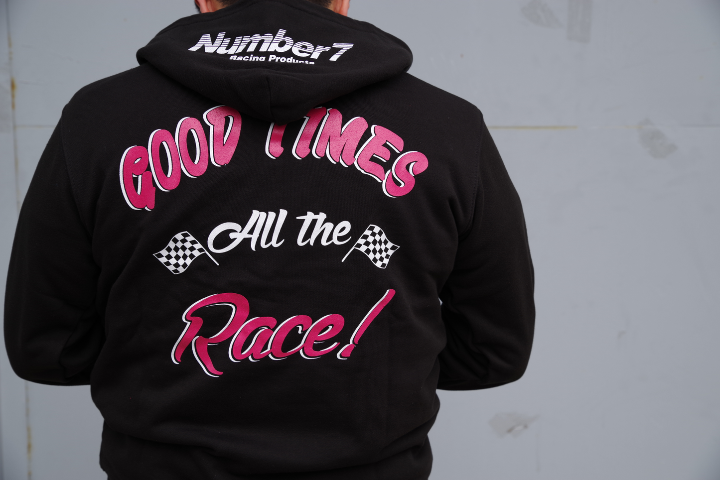 Number7 hooded sweatshirt