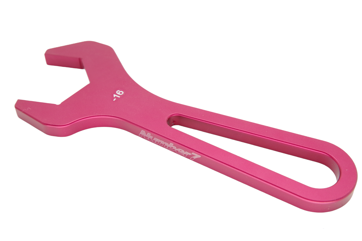 Set of 7 AN aluminum hose end wrenches with Number7 logo