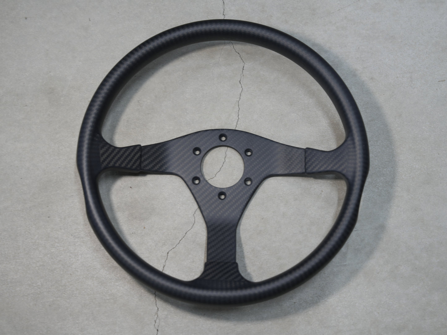 ドライカーボンステアリング 33φ（330㎜） 綾織 Dry Carbon Steer Ring 33φ（330㎜） Twill Weave