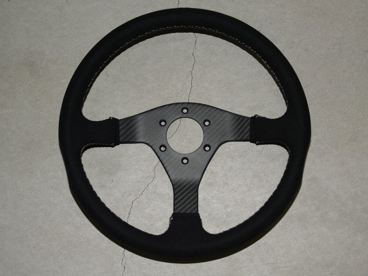 ドライカーボンステアリング 33φ（330㎜） 綾織 Dry Carbon Steer Ring 33φ（330㎜） Twill Weave