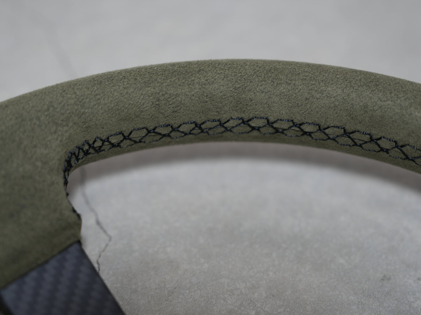 【特注品】ドライカーボンステアリング 33φ（330㎜） 綾織 [Custom-made item] Dry Carbon Steer Ring 33φ（330㎜） Twill Weave
