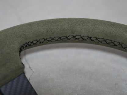 【特注品】ドライカーボンステアリング 33φ（330㎜） 綾織 [Custom-made item] Dry Carbon Steer Ring 33φ（330㎜） Twill Weave