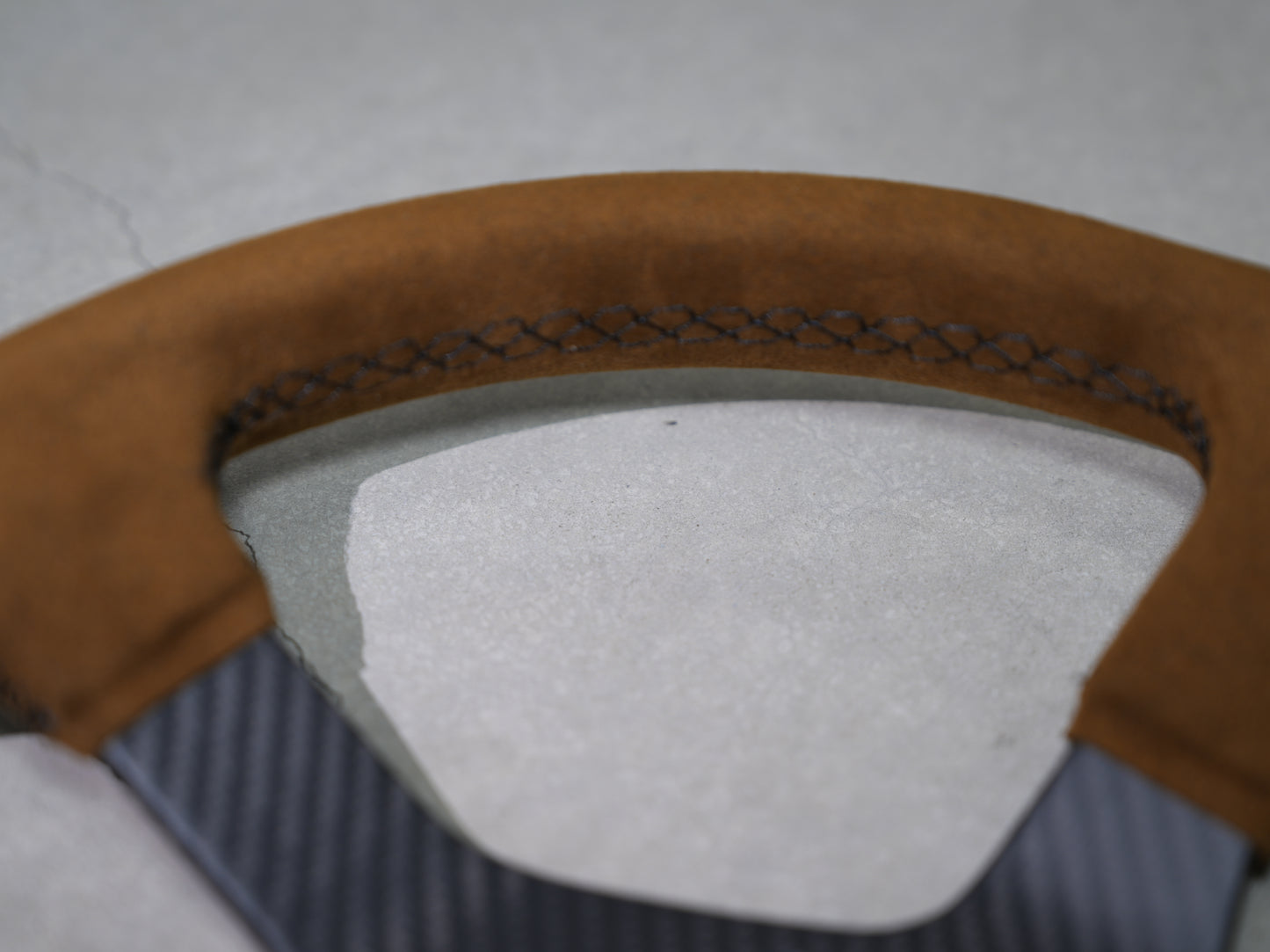 【特注品】ドライカーボンステアリング 33φ（330㎜） 綾織 [Custom-made item] Dry Carbon Steer Ring 33φ（330㎜） Twill Weave
