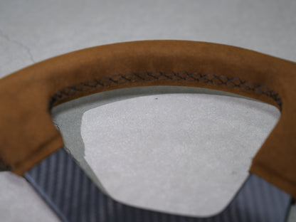 【特注品】ドライカーボンステアリング 33φ（330㎜） 綾織 [Custom-made item] Dry Carbon Steer Ring 33φ（330㎜） Twill Weave