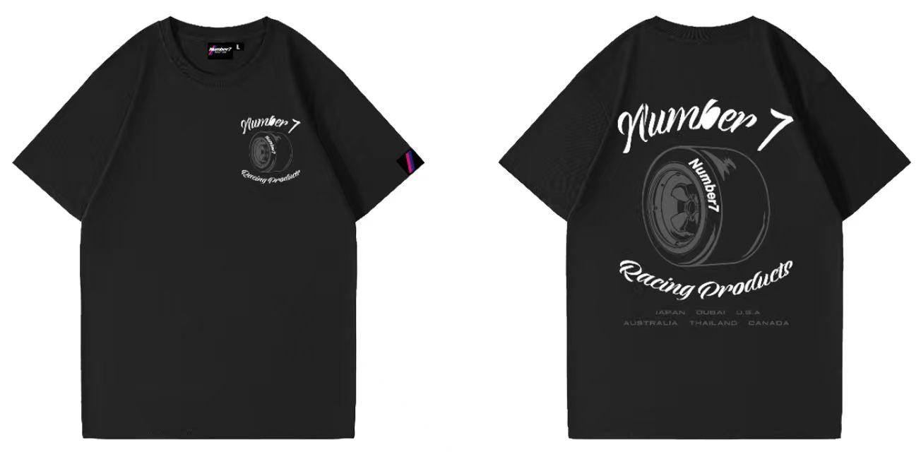 Number7 WHEEL T‐SHIRTS　Number7 ホイールＴシャツ