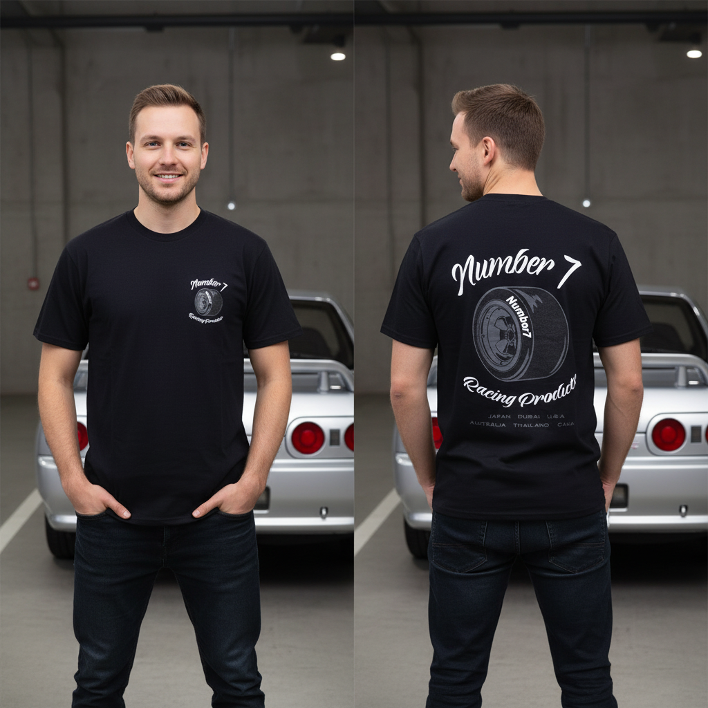 Number7 WHEEL T‐SHIRTS　Number7 ホイールＴシャツ