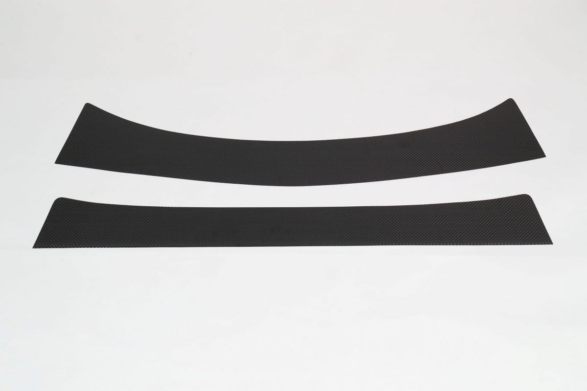 dry carbon banner plate